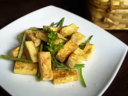 cilantro tofu