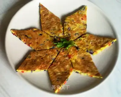 Vegetable egg cake