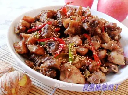 Cumin spicy diced chicken