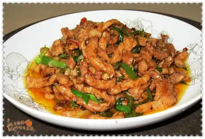 Home-cooked shredded pork