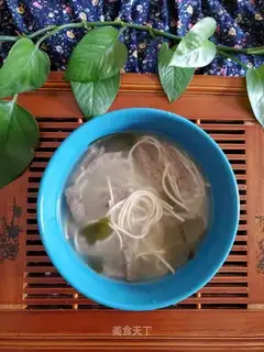 Clear oatmeal noodles