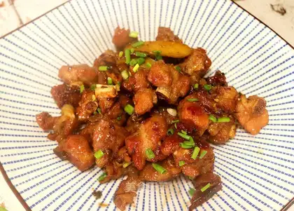 Skin sugar curd ribs