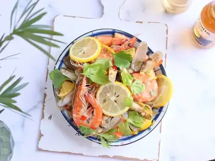 A little seafood