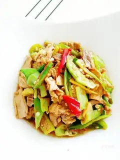 Autumn fried meat