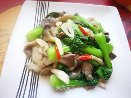 Shanghai has fried mushrooms
