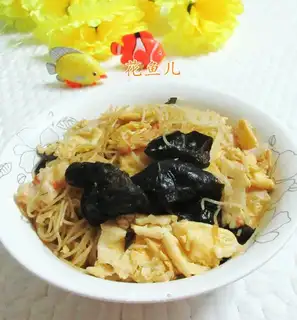 Black-mucked duck egg shrimp