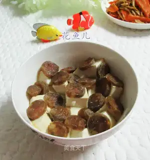 Spicy sausage tofu