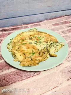Cream fried eggs