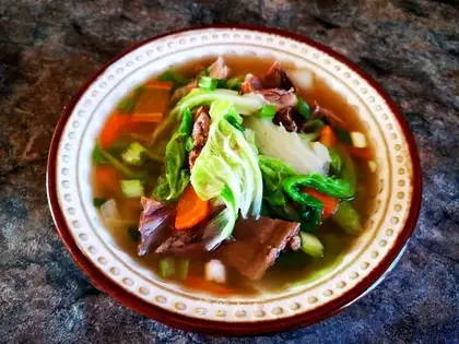 Duck rack soup