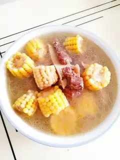 Corn oxbone soup