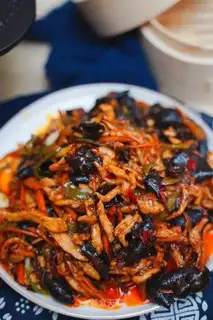 Fish chicken silk