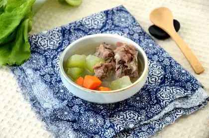 Pork bouquet soup