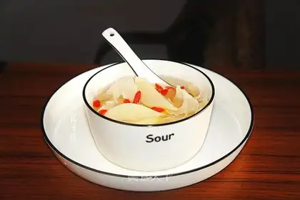 Ice cream, silver Sydney soup