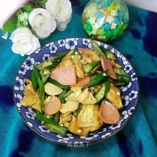 Autumn ham and eggs