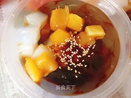 Red sugar ice powder
