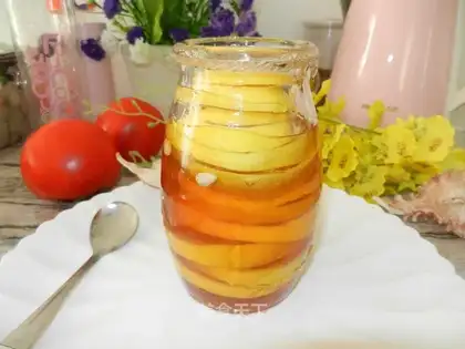 Lemon honey water