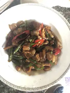Fried meat