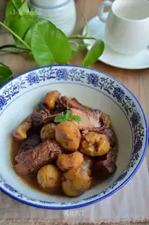 Chestnuts burn ribs