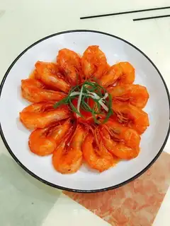 Cheese-juice shrimp