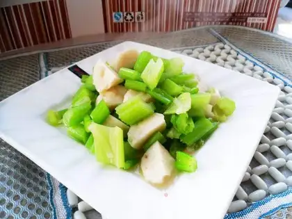 Fishball celery