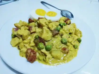 Curry chicken chest