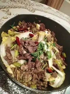 Home-cooked beef