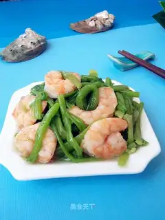 Shrimp spinach