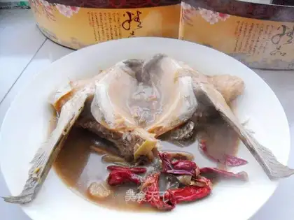 Burning fish jaws