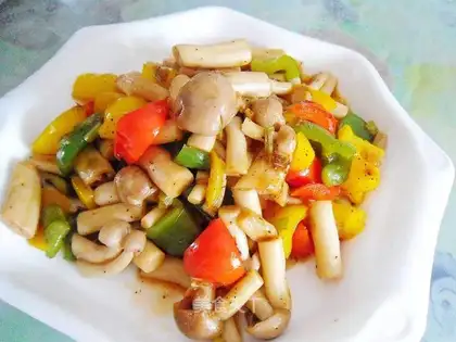 Pepper sea mushrooms