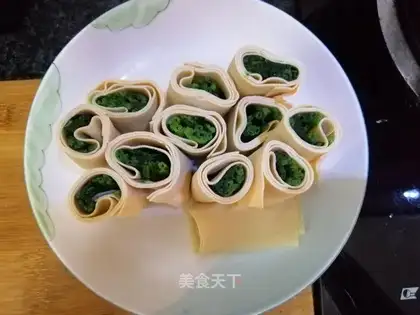 Spinach tofu