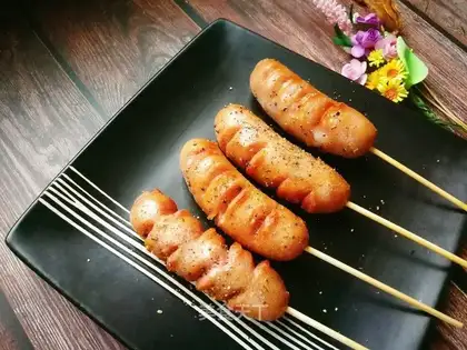 Fried sausage