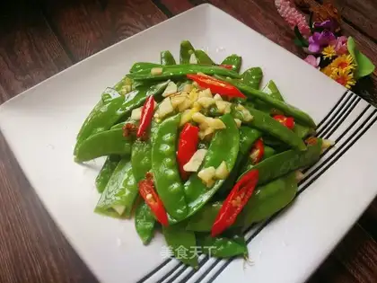 Garlic Dutch beans
