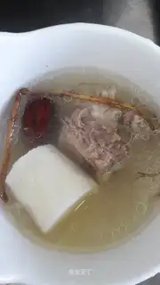 Five fingers of milk steak soup