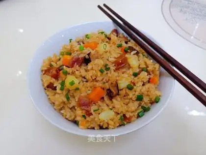 Sausage potato rice