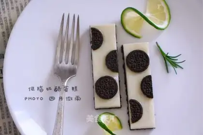 Low-fat cheesecake