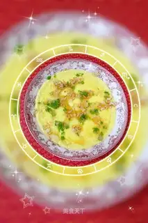 Shrimp skin steamed eggs