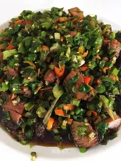 Pepper saltfish