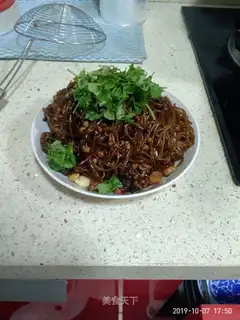 A meat powder fan