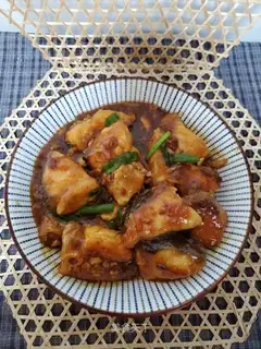 Red-burned fish