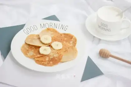 Banana egg waffles