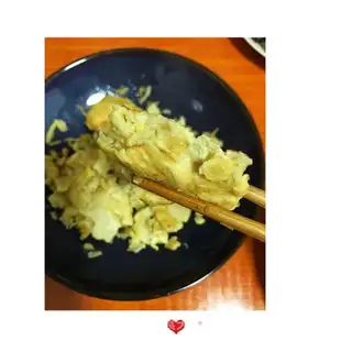 Golden mushroom egg stand