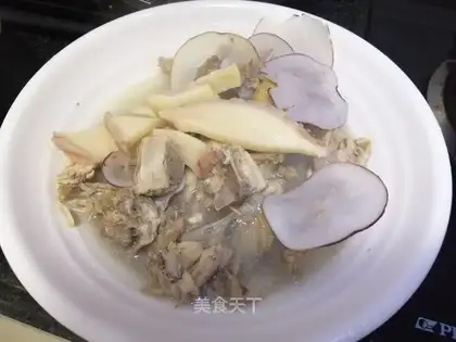 Coconut under the sea, chicken soup
