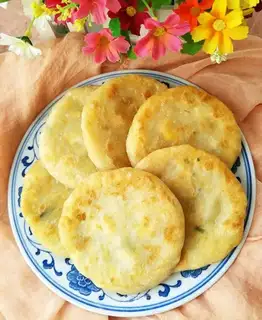 A white radish egg pie