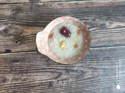 Porridge of chestnuts and rice palms
