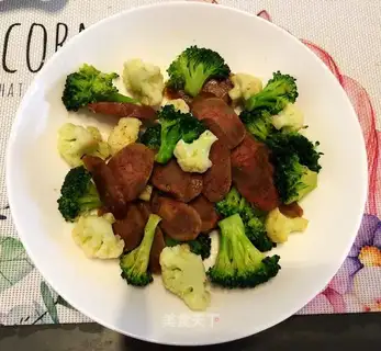 Double broccoli sausage