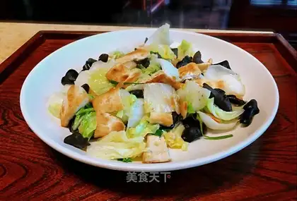 Wood-to-peased cabbage