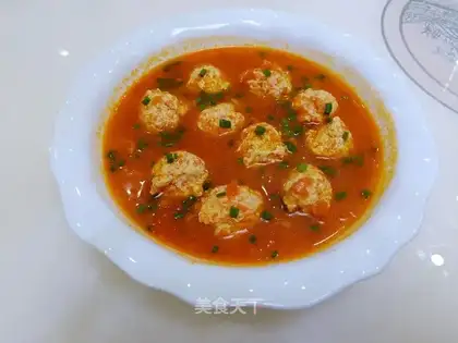 Eggplant chicken chestballs