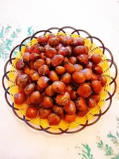 Baked chestnuts