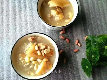 Pork hoof soup