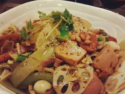 Homemade spicy pot